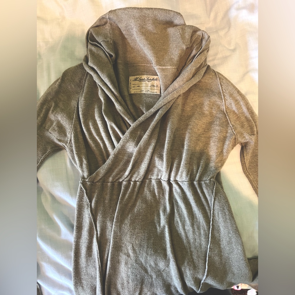 All Saints Hooded Shawl Sweater